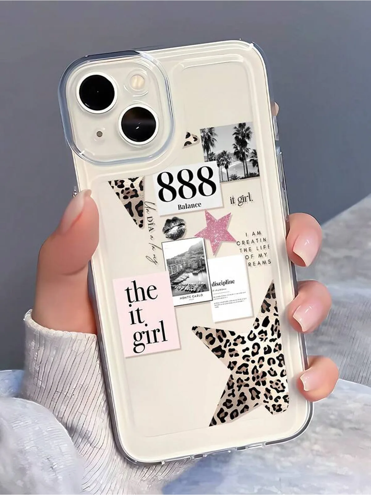 TPU Slogan Elements Shockproof
